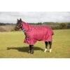 Shires Highlander Plus 300G Standard Neck Turnout - Raspberry -The Equestrian Shop 304764 800 800