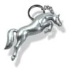 Kelley And Company 3D Jumper Key Ring - Silvertone -The Equestrian Shop 305007 800 800