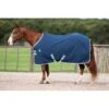 Amigo Polyester Stable Sheet - Navy/Silver -The Equestrian Shop 308314 800 800