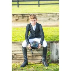 Alessandro Albanese Kids' Motion Lite Competition Jacket - Black 9 Alessandro Albanese Kids' Motion Lite Competition Jacket - Black -The Equestrian Shop 314676 800 800