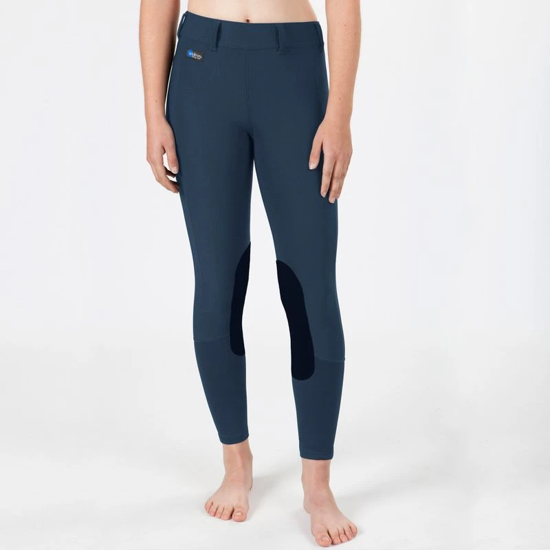 Irideon Women's Cadence Knee Patch Tights - Chambray 3 Irideon Women's Cadence Knee Patch Tights - Chambray