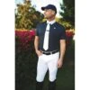 Romfh Men's Polo Short Sleeve Show Shirt - Navy/White -The Equestrian Shop 316992 800 800