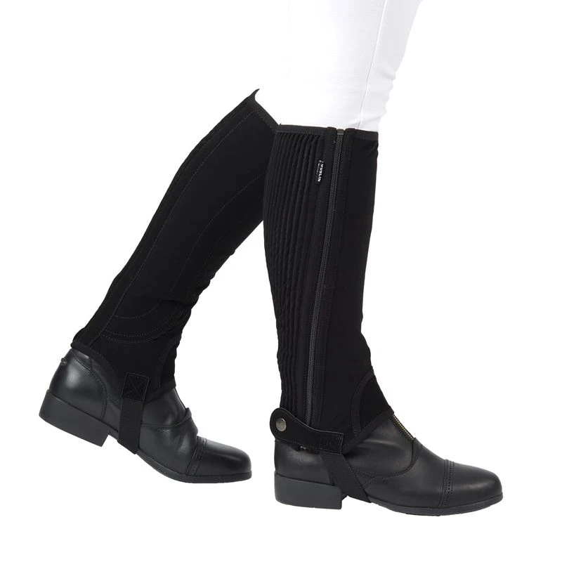 Dublin Easy-Care Half Chaps II - Black 3 Dublin Easy-Care Half Chaps II - Black