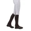 Saxon Syntovia Half Chaps - Brown -The Equestrian Shop 344152 800 800