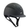 One K Defender Chrome Stripe Helmet - Black Matte Chrome Stripe -The Equestrian Shop 344366 800 800