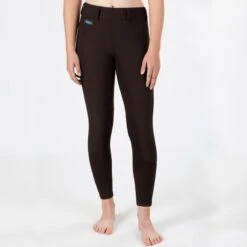 Irideon Kids' Cadence Knee Patch Tights - Espresso