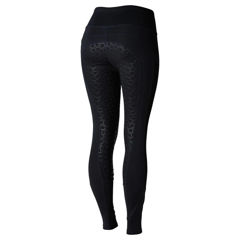 Horze Women's Betty Full Seat Tights - Dark Navy 4 Horze Women's Betty Full Seat Tights - Dark Navy - Image 2