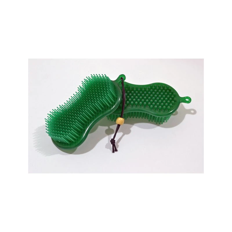 Equi-Essentials EcoPure Jelly Wonder Brush - Green 3 Equi-Essentials EcoPure Jelly Wonder Brush - Green