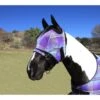 Kensington Signature Fly Mask W/Web Trim - Lavender Mint 1 Kensington Signature Fly Mask W/Web Trim - Lavender Mint -The Equestrian Shop 357813 800 800