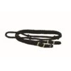Western Rawhide 1" Braided Barrel Reins - Black -The Equestrian Shop 360296 800 800