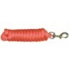 Western Rawhide 10' Poly Lead W/Brass Plated Snap - Hot Orange -The Equestrian Shop 360377 800 800