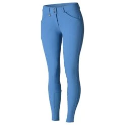 Horze Women's Grand Prix Full Seat Breeches - Riviera Blue -The Equestrian Shop 377348 800 800