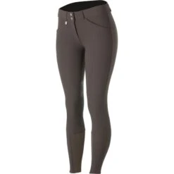Horze Women's Grand Prix Knee Patch Breeches - Dark Brown -The Equestrian Shop 378556 800 800