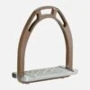 B Vertigo Aluminium Stirrups - Silver/Brown 2 B Vertigo Aluminium Stirrups - Silver/Brown -The Equestrian Shop 379200 800 800
