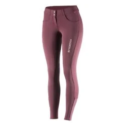B Vertigo Women's Meghan Silicone Full Seat Breeches - Vineyard Wine -The Equestrian Shop 384384 800 800