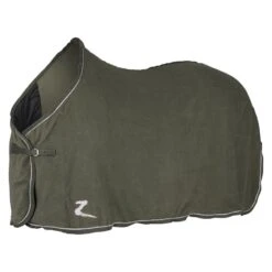 Horze Fleece Show Cooler - Lichen Dark Grey/Silver -The Equestrian Shop 387445 800 800