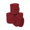 Weatherbeeta Fleece Bandage 4 Pack - Maroon -The Equestrian Shop 393567 800 800