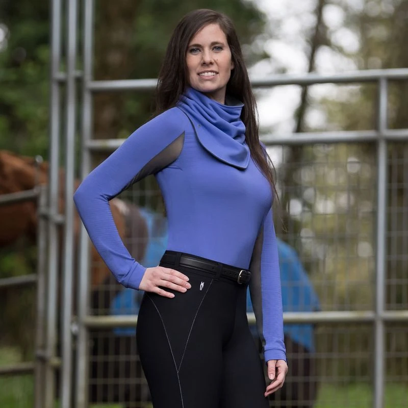 Irideon Women's CoolDown IceFil Long Sleeve Jersey - Ultra Violet 4 Irideon Women's CoolDown IceFil Long Sleeve Jersey - Ultra Violet - Image 2