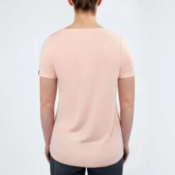 Irideon Women's RIDE ON Camo Swing Tee - Radiant Peach -The Equestrian Shop 396313 800 800