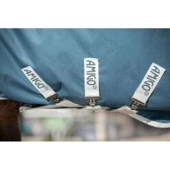 Amigo AmEco Bravo 12 Plus Turnout 0g - Teal/Grey 7 Amigo AmEco Bravo 12 Plus Turnout 0g - Teal/Grey -The Equestrian Shop 399909 800 800