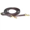 Nunn Finer Leather Draw Reins W/Snaps - Havana 2 Nunn Finer Leather Draw Reins W/Snaps - Havana -The Equestrian Shop 401750 800 800