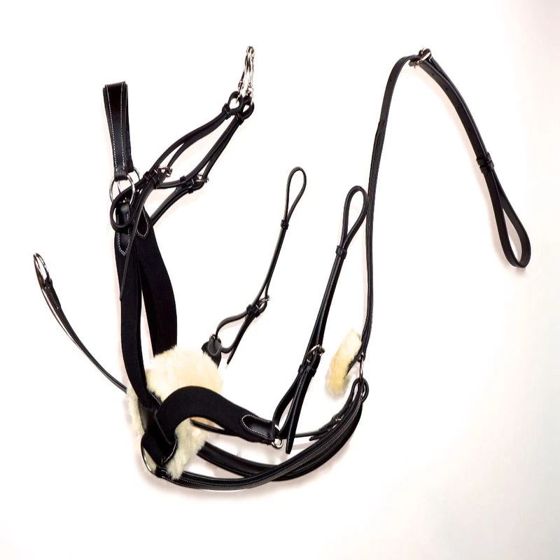 Nunn Finer 5-Way Breastplate - Black/Zinc 4 Nunn Finer 5-Way Breastplate - Black/Zinc - Image 2