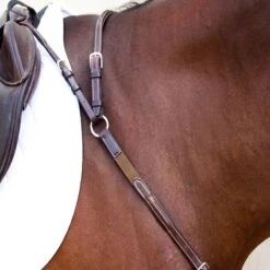 Nunn Finer Bella Donna 3-Way Breastplate - Havana -The Equestrian Shop 407022 800 800