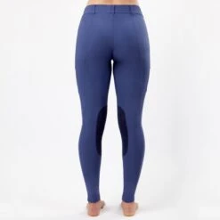 Irideon Kids' Issential Cargo Knee Patch Tights - Deep Lavender -The Equestrian Shop 408690 800 800