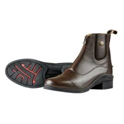 Dublin Kids' Rapture Zip Paddock Boots - Brown