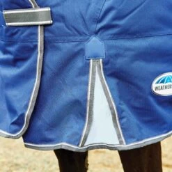 Weatherbeeta Comfitec Premier Free II Standard Neck Lite - Dark Blue/Grey/White -The Equestrian Shop 413582 800 800