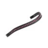 Shires Aviemore Large Diamante Browband - Black/Pink -The Equestrian Shop 420132 800 800