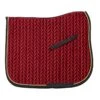 Ovation Elegance Velvet Dressage Pad - Burgundy/Gold/Black -The Equestrian Shop 423834 800 800