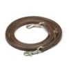 Ovation Breastplate Snap Draw Reins - Dark Brown -The Equestrian Shop 434150 800 800