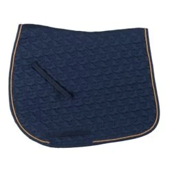 Centaur Sovereign Dressage Pad - Navy/Rose Gold