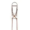 Aramas Fancy Raised Padded Figure-8 Bridle W/Rubber Grip Reins - Chestnut 1 Aramas Fancy Raised Padded Figure-8 Bridle W/Rubber Grip Reins - Chestnut -The Equestrian Shop 438135 800 800