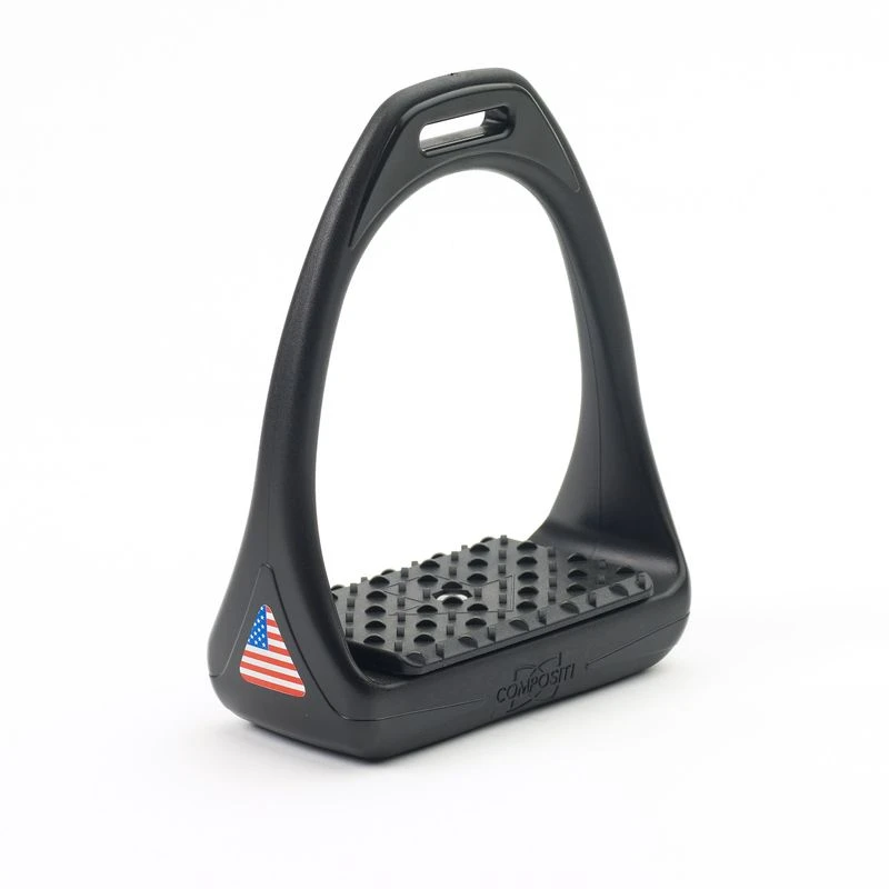 Compositi Reflex 3D USA Wide Stirrups - Black 3 Compositi Reflex 3D USA Wide Stirrups - Black