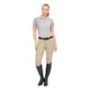 Ovation Women's Signature Bellissima II GripTec Knee Patch Breeches - Neutral Beige -The Equestrian Shop 439280 800 800