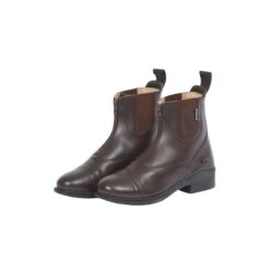 Dublin Women's Evolution Zip Front Paddock Boots - Brown 13 Dublin Women's Evolution Zip Front Paddock Boots - Brown -The Equestrian Shop 443174 800 800
