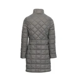 Alessandro Albanese Women's Insula Quilted Long Coat - Taupe -The Equestrian Shop 443467 800 800