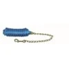 Western Rawhide Signature Classic Lead Rope W/Chain - Hurricane Blue -The Equestrian Shop 443702 800 800