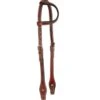 Western Rawhide Country Legend Barb WireOne Ear Headstall - Chestnut -The Equestrian Shop 443850 800 800