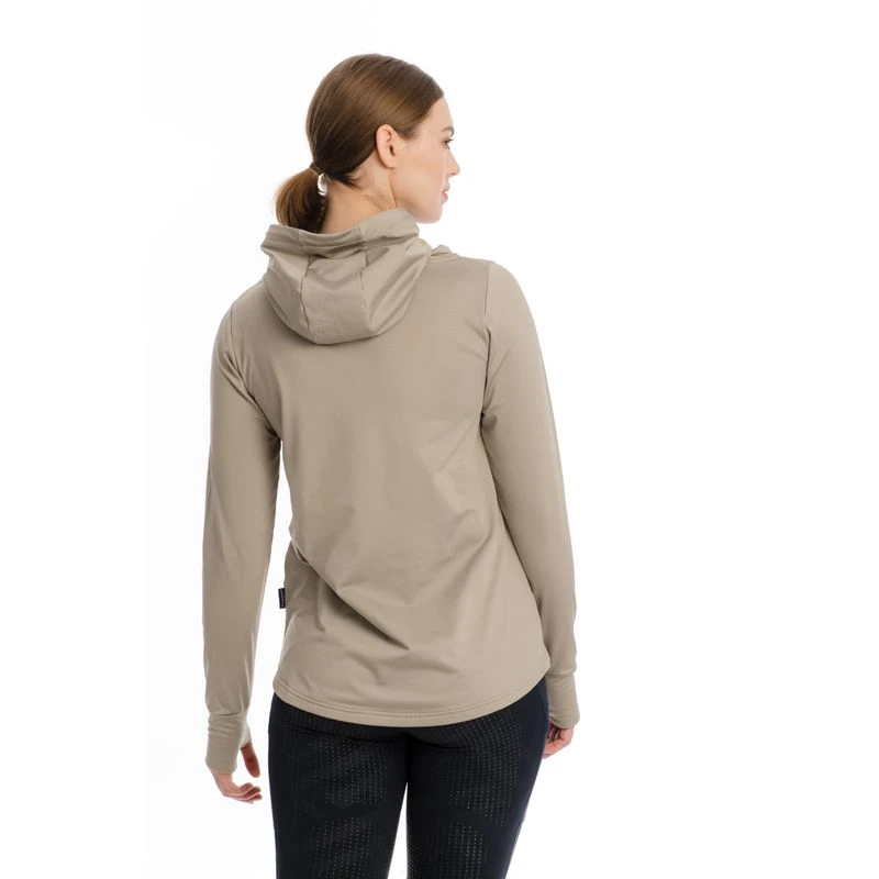 Horseware Technical Hooded Fleece - Misty Grey 4 Horseware Technical Hooded Fleece - Misty Grey - Image 2