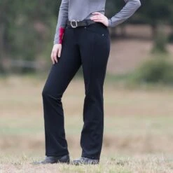 Irideon Women's Winter Terra Trail Pant - Black 10 Irideon Women's Winter Terra Trail Pant - Black -The Equestrian Shop 448823 800 800