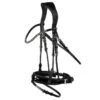 Horze Clermont Ergonomic Crystal Bridle - Black -The Equestrian Shop 452058 800 800