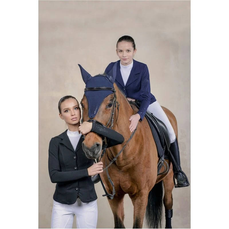 Cavalliera Women's Superior Show Jacket - Navy Blue 6 Cavalliera Women's Superior Show Jacket - Navy Blue - Image 4
