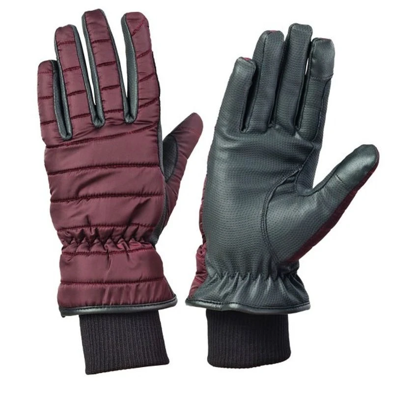 Ovation Women's Elegant Rider Winter Gloves - Burgundy 3 Ovation Women's Elegant Rider Winter Gloves - Burgundy
