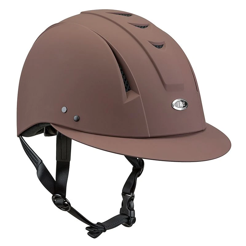 IRH EQUI-PRO Helmet W/Sun Visor - Matte Brown 3 IRH EQUI-PRO Helmet W/Sun Visor - Matte Brown