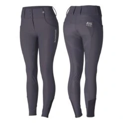 B Vertigo Women's Dianne Thermo Full Seat Breeches - Periscope Dark Grey