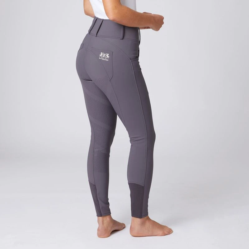 B Vertigo Women's Dianne Thermo Full Seat Breeches - Periscope Dark Grey 5 B Vertigo Women's Dianne Thermo Full Seat Breeches - Periscope Dark Grey - Image 3