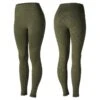 Horze Women's Vanessa Slimming Seamless Tights - Dark Lichen Green 2 Horze Women's Vanessa Slimming Seamless Tights - Dark Lichen Green -The Equestrian Shop 476827 800 800